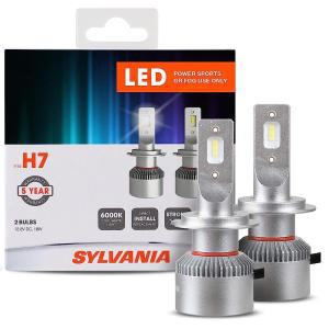 Sylvania SYLVANIA H7 오프로드 사용 또는 안개등용 LED 파워스포츠 헤드라이트 전구 2팩