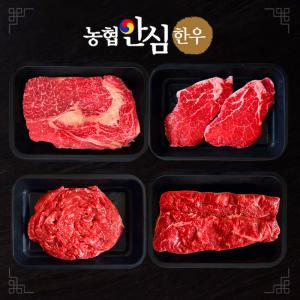 농협안심 1++등급 구이정육혼합 한우선물세트 1.2kg 등심+안심+국거리+불고기 명절선물세트 HACCP 한우