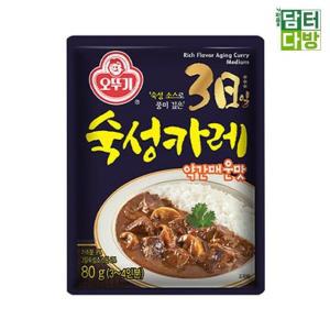 오뚜기 3일 숙성카레 약간매운맛 80g x 5개