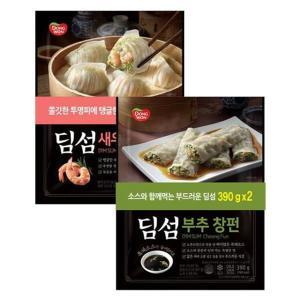 동원 딤섬 부추창펀 390g 4봉 + 새우하가우 300g 4봉