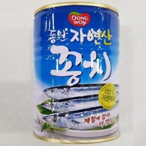 동원 자연산 꽁치 통조림 400g