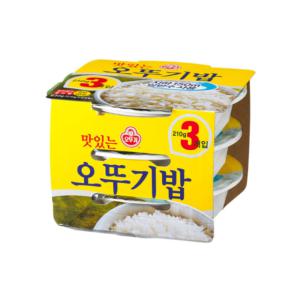 오뚜기밥 3묶음 630g