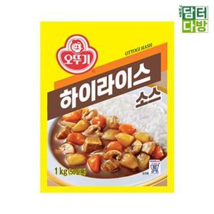 오뚜기 하이라이스소스 1kg x 2개