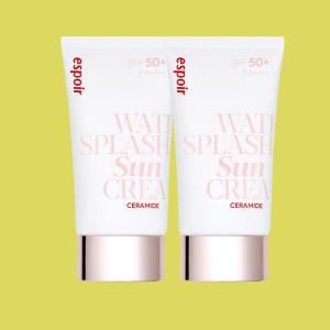 에스쁘아 선크림 워터 스플래쉬 세라마이드 선크림 SPF50+ PA++++ 60ml 2개