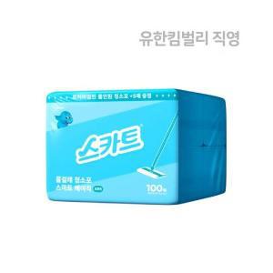 스카트 물걸레 청소포 베이직 표준형 100매 x 1EA