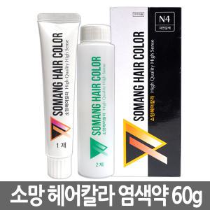 소망 헤어칼라 염색약60g/염모제/웰라/로레알 마지렐