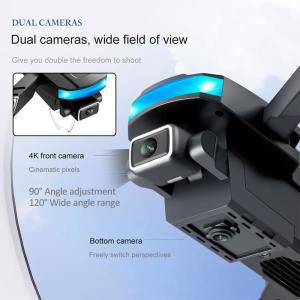 실내드론 LS878 미니 드론 4k Profesional HD 와이드 앵글 듀얼 카메라 자동 Wifi Fpv Foldable Quadcopter