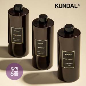 [쿤달] 퍼퓸 실내용 방향제 디퓨저 리필 500ml x4개(향 6종 중 택 1)