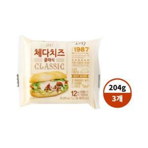 동원 소와나무 체다치즈 클래식 204g 3개(36매)