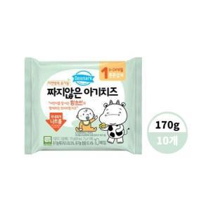 동원 덴마크 자연방목 유기농 짜지않은 아기치즈 1단계 170g(10매)*10개