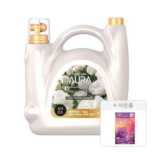 아우라 프리미엄 5.5L 코튼머스크, 1개+증정 (생화캡슐 자스민머스크, 680ML, 1개)