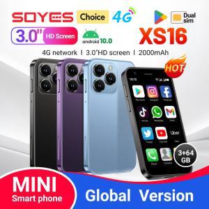 정식발매 공기계 스마트폰 핸드폰 리퍼폰 SOYES XS16 미니 4G LTE 스마트폰, 3GB RAM, 안드로이드 10.0, 인