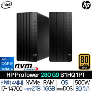 프로타워 280 G9 B1HQ1PT_T3 인텔i7 DDR5 저전력파워 사무용 가성비 미들타워 업무용 데스크탑 PC