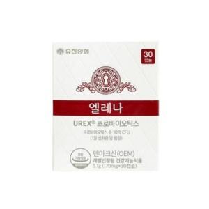 유한양행 엘레나 UREX 프로바이오틱스 유산균 170mg 60캡슐 2개