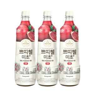 [CJ]쁘띠첼 미초 석류 900ml x3개