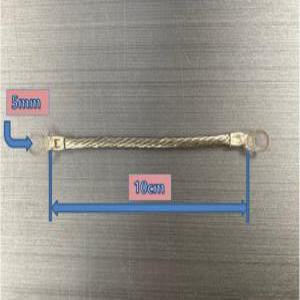 태양광모듈접지선-석연선 6SQ-100mm(100개묶음판매)