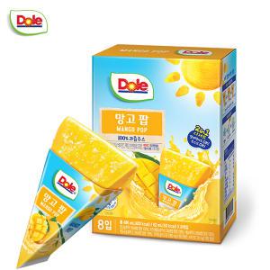 Dole 돌 후룻팝 망고팝(8개입)x1팩/얼려먹는주스