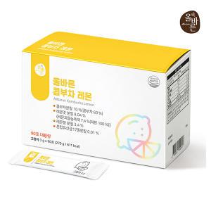 올바른 콤부차 레몬, 90포, 1개