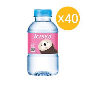 아이시스 8.0 생수, 40개, 200ml