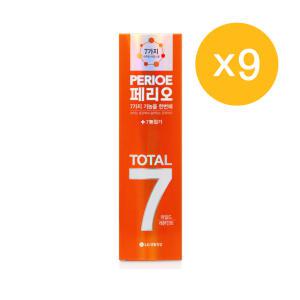 페리오 토탈7 센서티브 (마일드) 치약, 120g, 9개