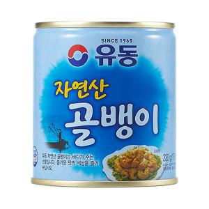 유동 자연산 골뱅이 230g x24캔 / 번데기 안주 비빔면