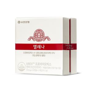 유한양행 엘레나 UREX 프로바이오틱스 170mg x 30캡슐 x 2개