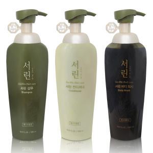 댕기머리 서린 한방 샴푸 컨디셔너 바디클렌저 500ml 한방샴푸