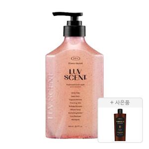 럽센트 스크럽워시 플라워마켓 화이트튤립향, 500ml, 1개 + 증정(케라시스 프로폴리스 데미지 리페어 샴푸, 180ml, 1개)