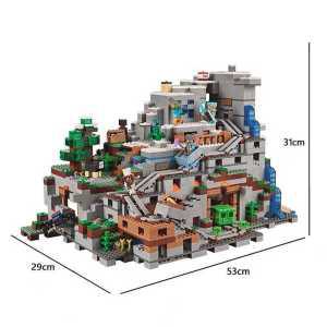 마인크레프트 레고 블록 대형 동굴 장난감 퍼즐 건물