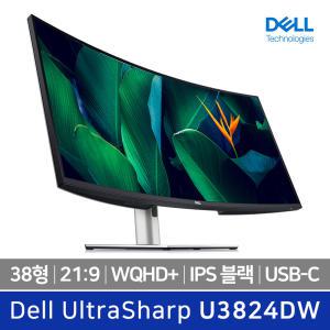 [2024년 신제품 / 공식총판] Dell 울트라샤프 U3824DW 38형 IPS Black 커브드 USB-C 허브 모니터