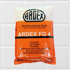 아덱스줄눈 화장실 주방 베란다 타일 탄성 메지 작업 시멘트 ARDEX FG4 2KG