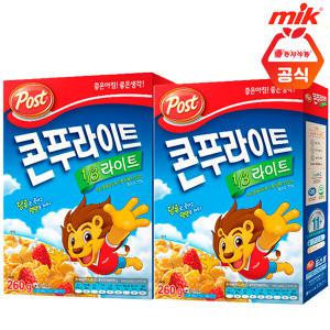 포스트 콘푸라이트1/3슈거라이트 260g X 2개