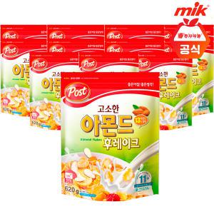 포스트 고소한 아몬드 후레이크620g x 12개