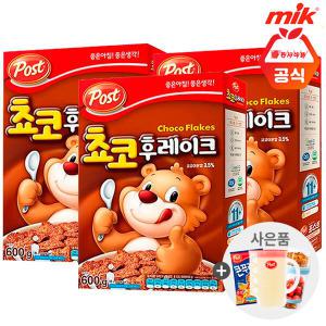 포스트 초코후레이크 600g x 3개+사은품랜 덤증정