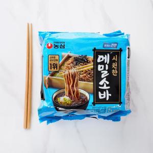 농심 메밀소바 127g*5개