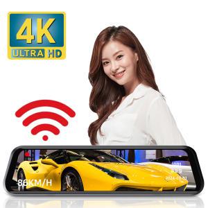 삼성테크윈 K808 전UHD 후QHD 12인치 룸미러블랙박스 32G 1ch