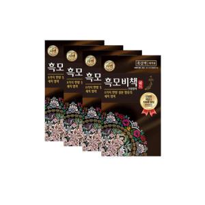 리엔 흑모비책 골드 흑갈색 90g 4개