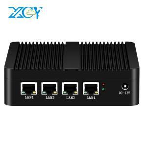 미니본체 윈도우탑재 XCY 방화벽 기기 미니 PC 인텔 셀러론 J4125 쿼드 코어 4x LAN 2.5G i225V 네트워크