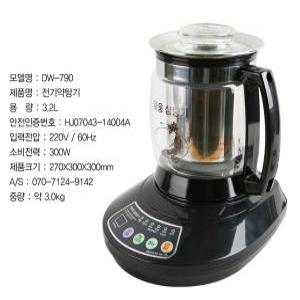 대웅약탕기/DW-790(3.2L)/국내생산/대용량 멀티 약탕기