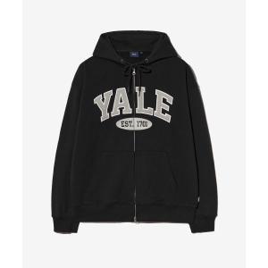 예일 YALE 2 TONE ARCH 후디 집업 블랙 YD10HD1514BK YEF1HZ301SBK 104302