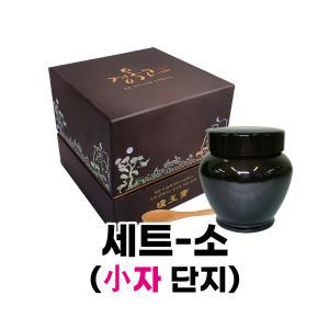 십장생경옥고상자세트 소자 단지(600g) (상자+단지+수저)(경옥고케이스/경옥고상자)