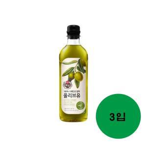 [CJ제일제당]CJ 백설 올리브유 900ml 3개