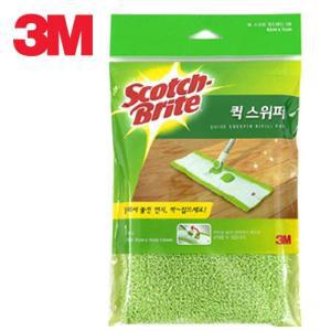 3M 스카치브라이트 퀵 스위퍼 리필패드/걸레리필패드/걸레/포/교체용밀대/