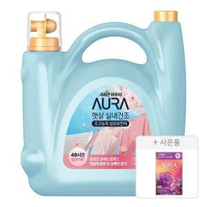 아우라 햇살 실내건조 5.5L, 상쾌한플로럴향, 1개+증정 (생화캡슐 자스민머스크, 680ML, 1개)