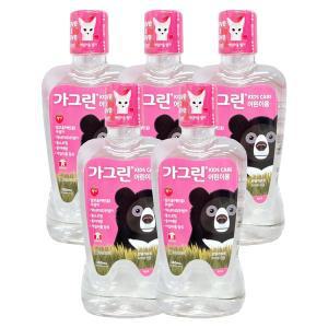 [가그린] 어린이용 구강세정제 딸기향 380ml X 5개