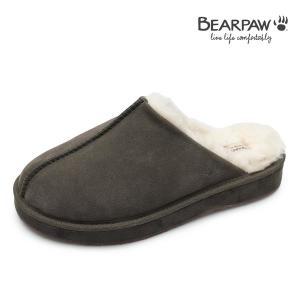 [베어파우](의정부점)(BEARPAW) 남성 양털 슬리퍼 RYAN 실브라운 K2689311QD