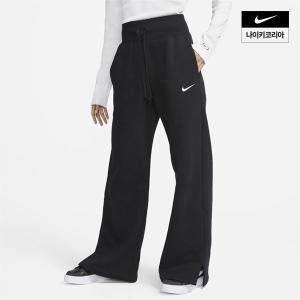 [매장정품] 나이키 NIKE NSW 피닉스 여성 하이웨이스트 와이드 플리스 스?팬츠 DQ5616-010 707045