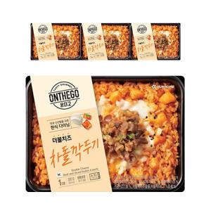 아워홈 온더고 더블치즈 차돌깍두기, 300g, 4개