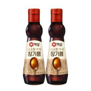 [CJ]고소함가득참기름320ml x2개