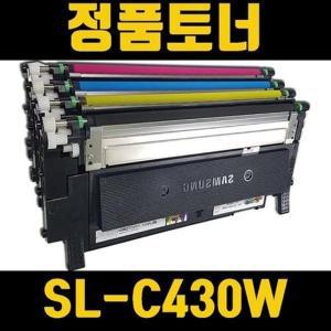 삼성정품토너 SL-C430W 4색세트 삼성토너